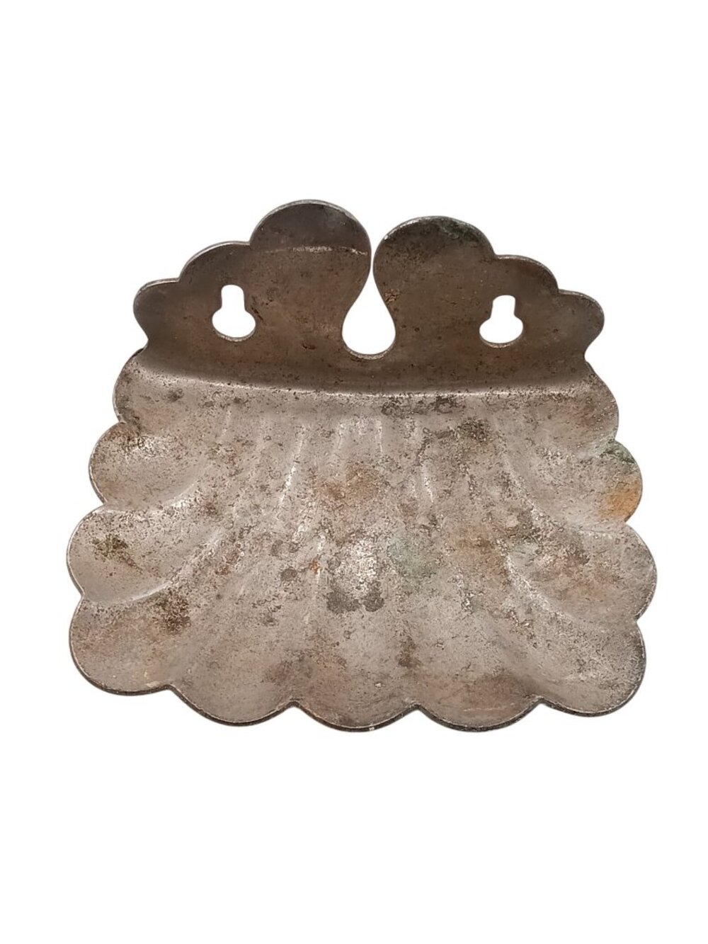 Antique Clam Shell Soap Holder for Bath or Kitchen, Art Deco Mermaid Decor Hardw